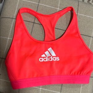 Adidas Women's Bright Coral Sports Bra